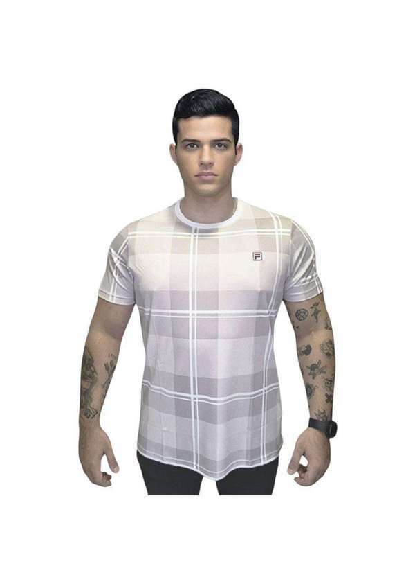 Fila - Camiseta Fila Graphic Player F Masculina Bege