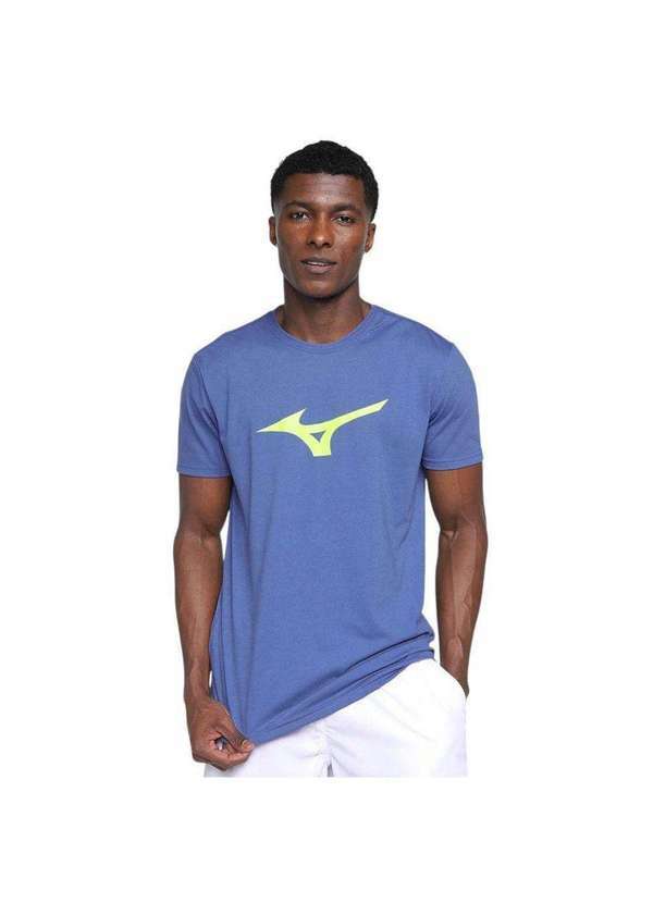 Mizuno - Camiseta Mizuno Basic Big Masculina Azul