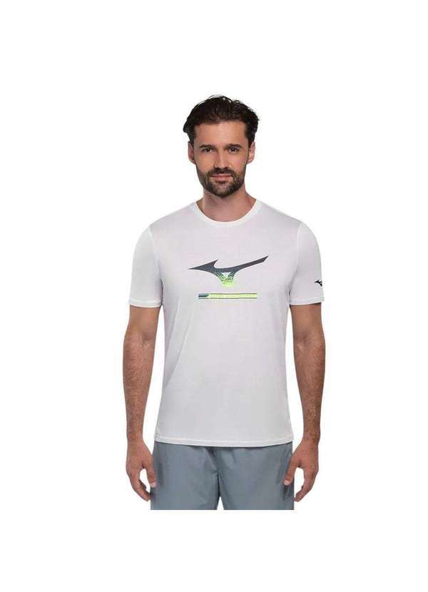 Mizuno - Camiseta Mizuno Energy Stamp Masculina Branco