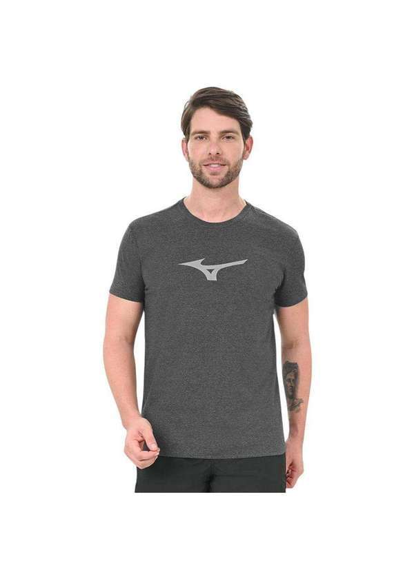 Mizuno - Camiseta Mizuno Lifestyle Masculina Cinza