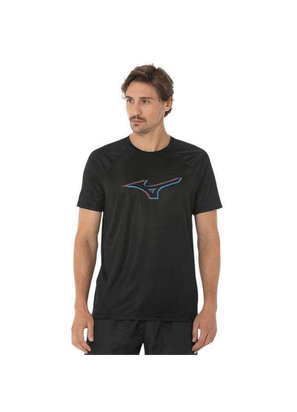 Mizuno - Camiseta Mizuno Run Easy 4 Masculina Preto