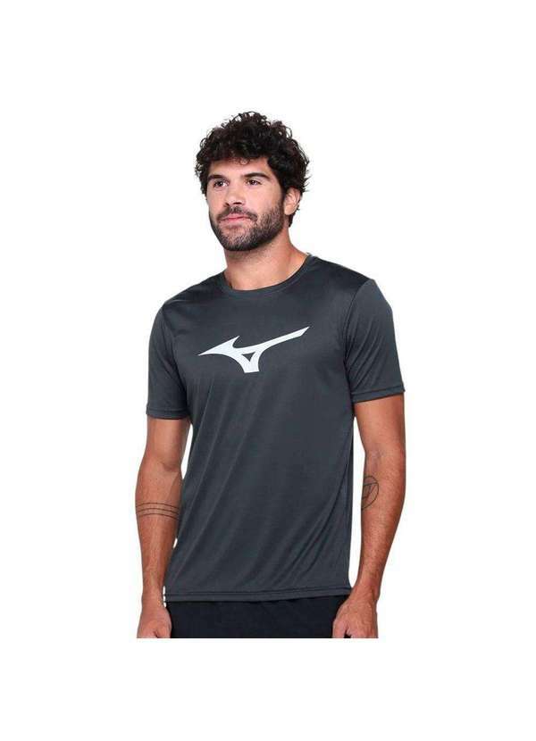 Mizuno - Camiseta Mizuno Run Spark Masculina Cinza