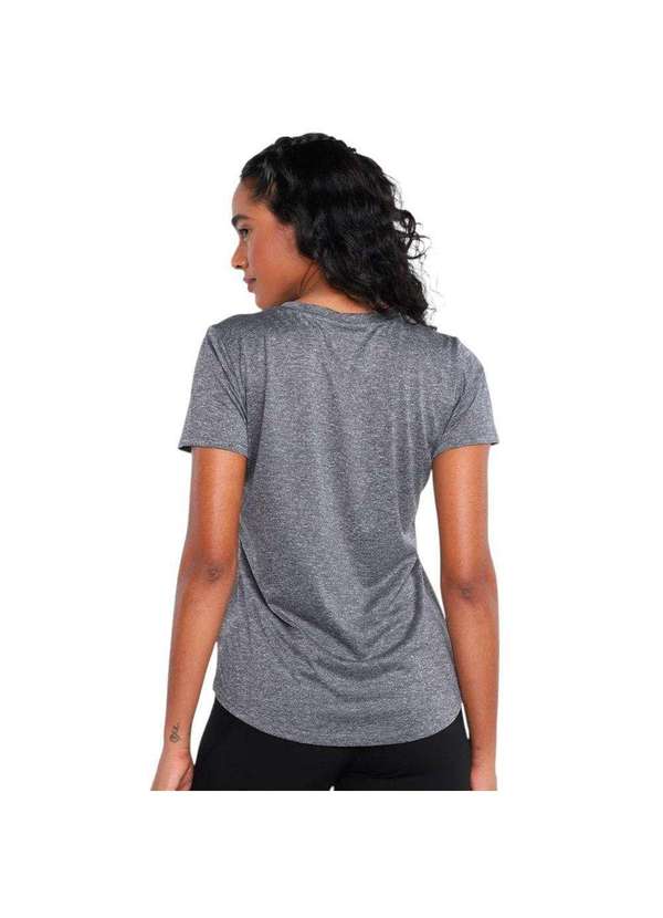 Mizuno - Camiseta Mizuno Spark Big Logo Feminina Cinza 2