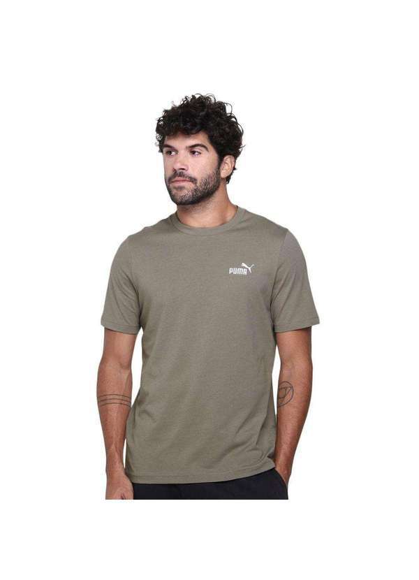 Puma - Camiseta Puma Ess Small No. 1 Logo Masculina Verde