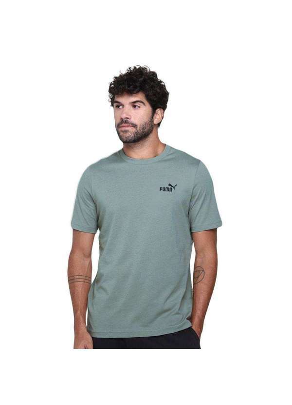 Puma - Camiseta Puma Ess Small No. 1 Logo Masculina Verde