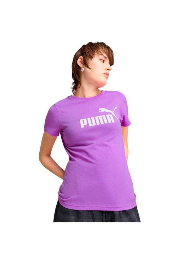Puma - Camiseta Puma Essentials No.1 Logo Feminina Roxo