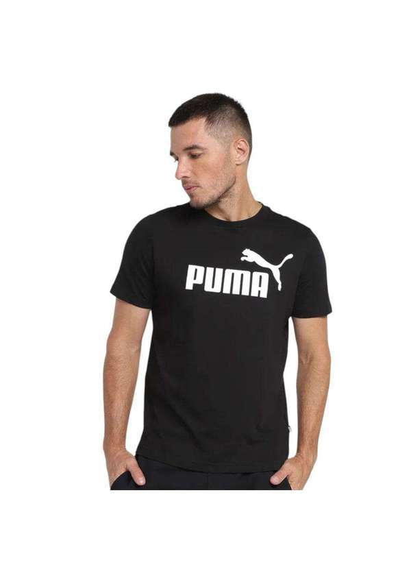 Puma - Camiseta Puma Essentials No.1 Logo Masculina Preto