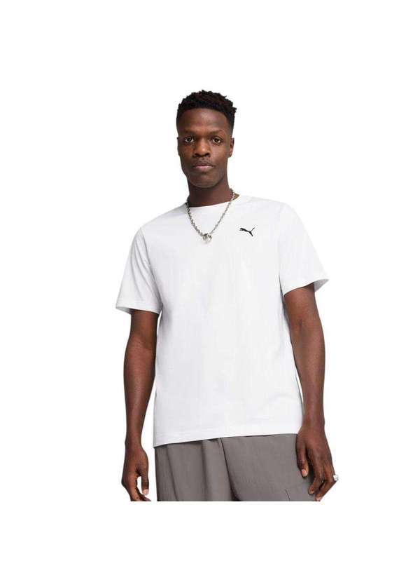 Puma - Camiseta Puma Essentials Small Logo Masculina Branco