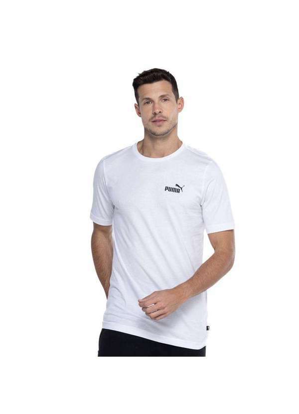Puma - Camiseta Puma Essentials Small Logo No. 1 Masculina Branco