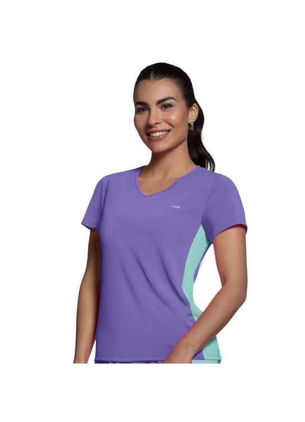 Selene - Camiseta Selene com Recorte Lateral Feminina Roxo