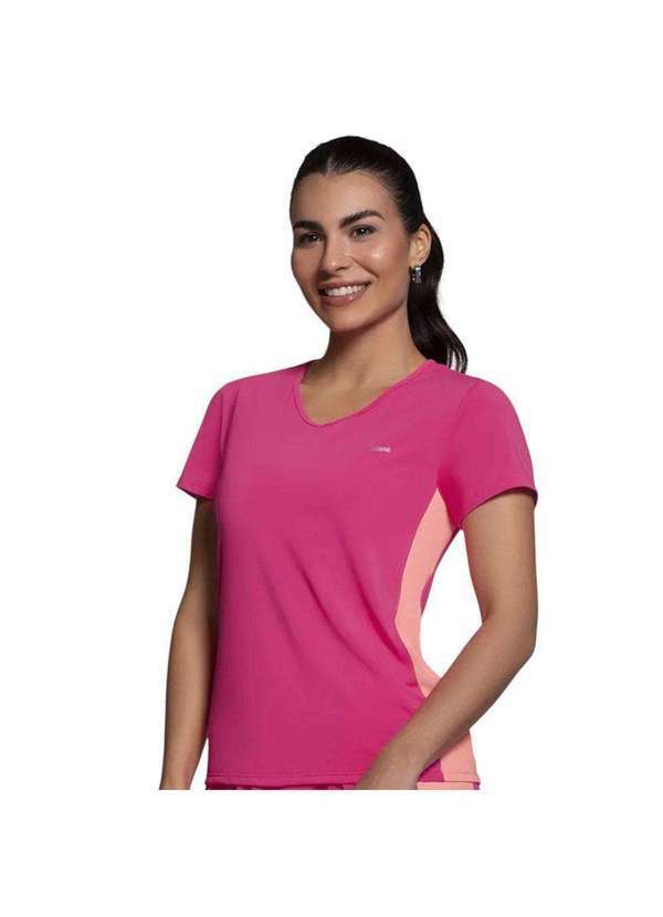 Selene - Camiseta Selene com Recorte Lateral Feminina Rosa