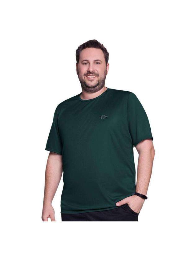 Selene - Camiseta Selene Dry Fit Plus Size Masculina Verde