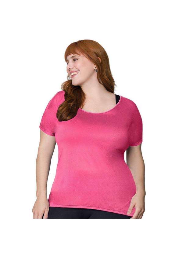 Selene - Camiseta Selene Plus Size Feminina Rosa