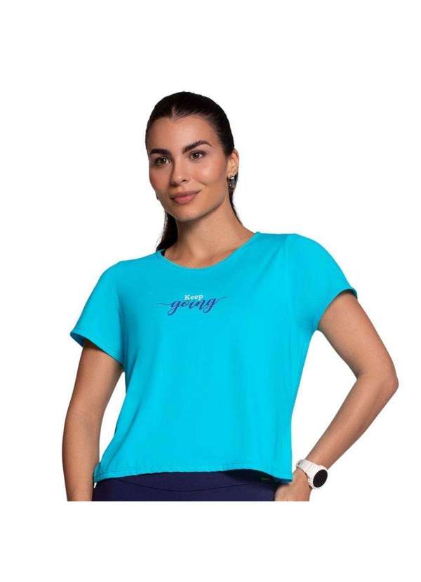 Selene - Camiseta Selene Proteção Uv Feminina Azul