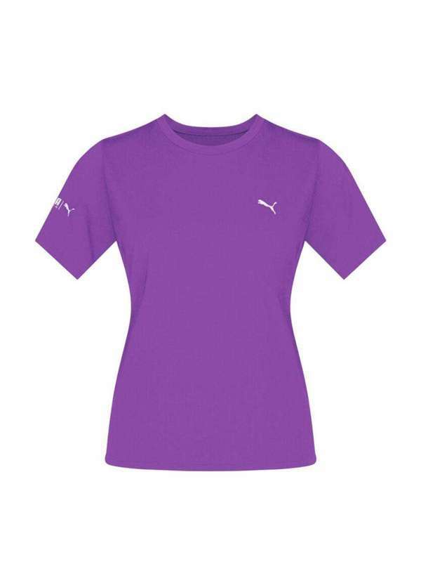 Puma - Camiseta Térmica Puma Uv50 Manga Curta Feminina Roxo