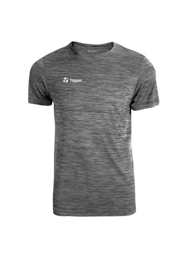 Topper - Camiseta Topper Treino Classic Masculina Cinza