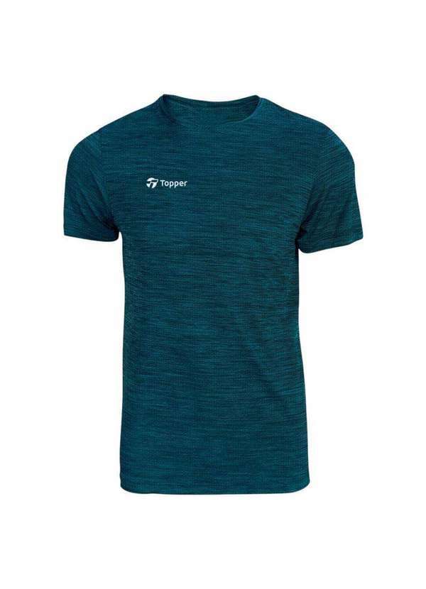 Topper - Camiseta Topper Treino Classic Masculina Azul