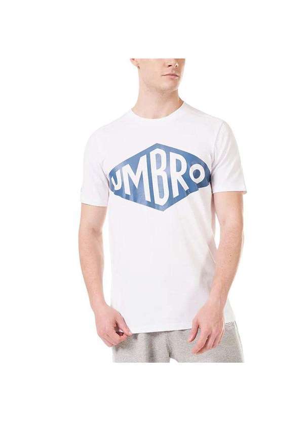 Umbro - Camiseta Umbro Heritage Masculina Branco