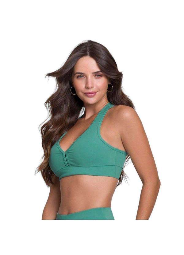 Selene - Conjunto Selene Top e Short Fitness Feminino Verde 2