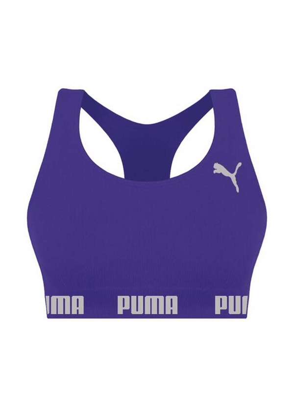 Puma - Kit 2 Tops Puma Nadador sem Costura Feminino Roxo 2
