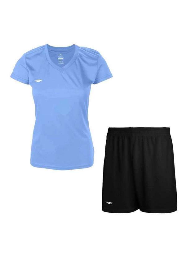 Penalty - Kit Penalty X Camiseta e Calção Feminino Azul
