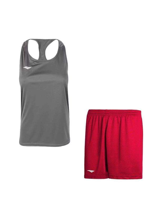 Penalty - Kit Penalty X Regata e Calção Feminino Cinza