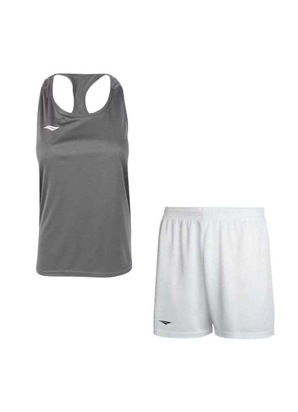 Penalty - Kit Penalty X Regata e Calção Feminino Cinza