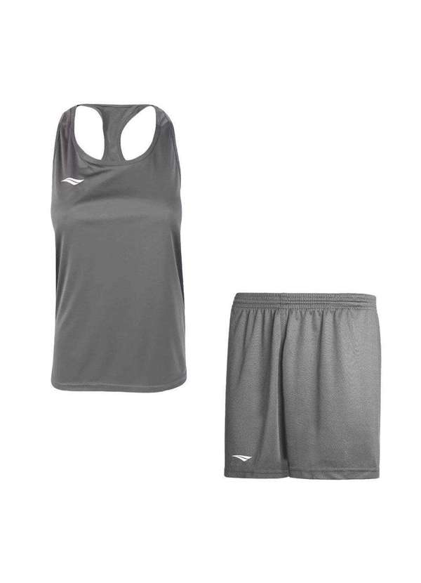 Penalty - Kit Penalty X Regata e Calção Feminino Cinza