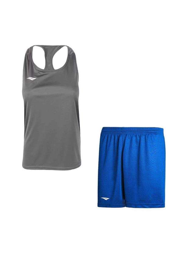 Penalty - Kit Penalty X Regata e Calção Feminino Cinza