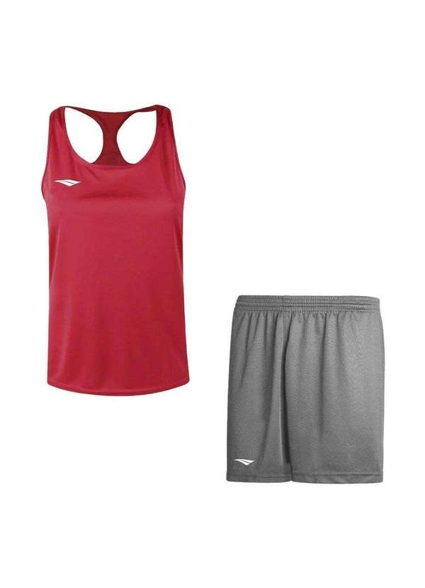 Penalty - Kit Penalty X Regata e Calção Feminino Cinza