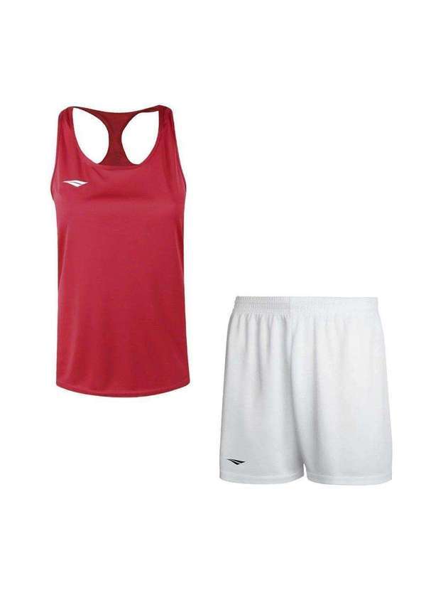 Penalty - Kit Penalty X Regata e Calção Feminino Vermelho