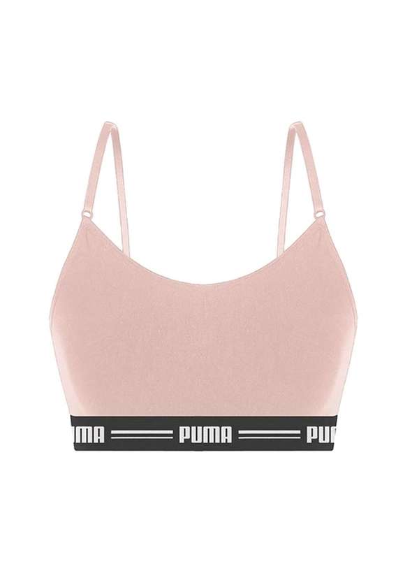 Puma - Kit Puma Top Modal Stretch e Calcinha Mini Boxer Feminino Bege 3