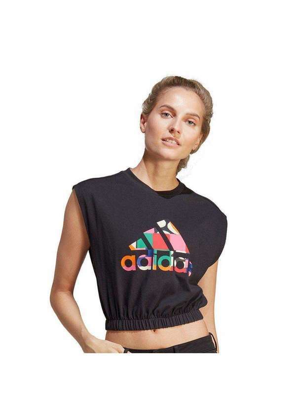 Adidas - Regata Adidas X Farm Rio Feminina Preto