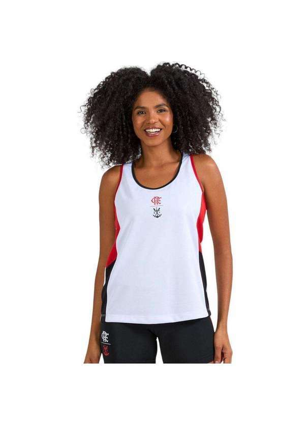Braziline - Regata Braziline Flamengo Unir Feminina Branco