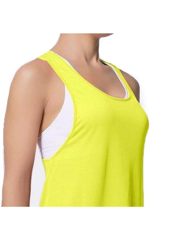 Selene - Regata Selene Fitness Feminina Amarelo 2