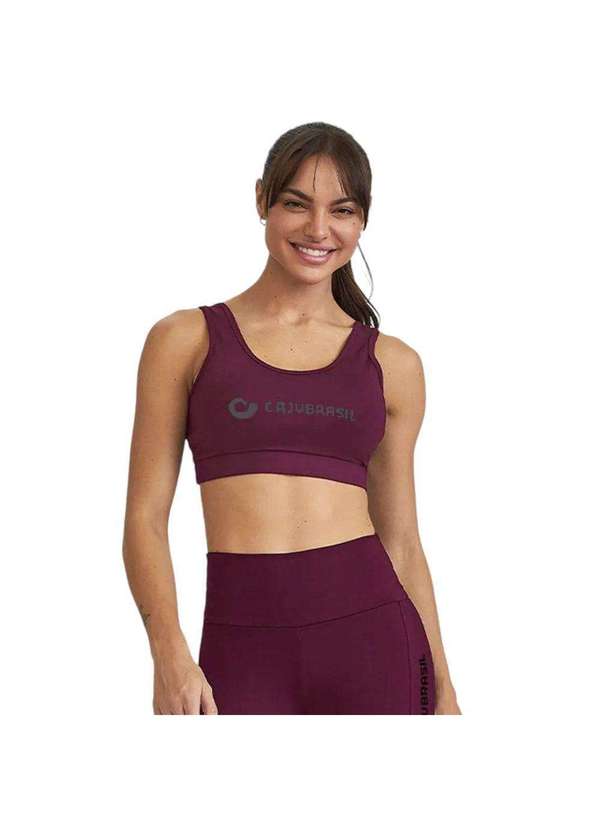 Cajubrasil - Top Caju Brasil Nz com Bojo Feminino Vermelho