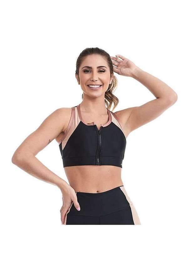 Cajubrasil - Top Cajubrasil Atletika Marvellous Feminino Preto