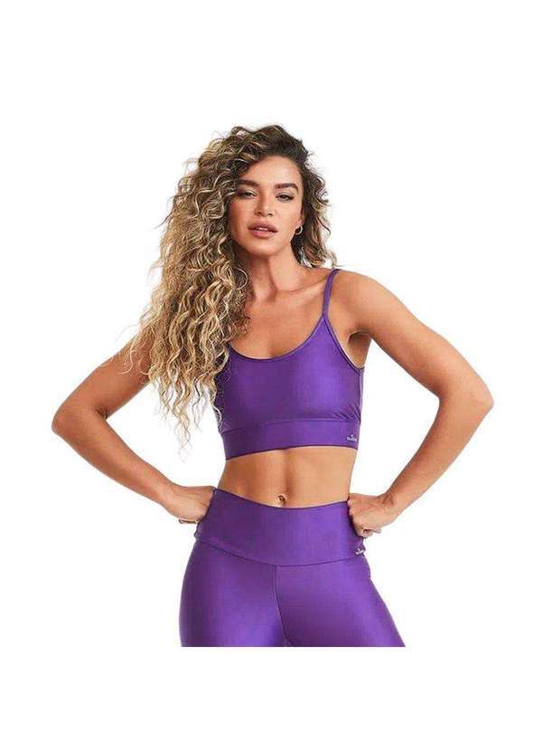 Cajubrasil - Top Cajubrasil Lift Classic Feminino Roxo