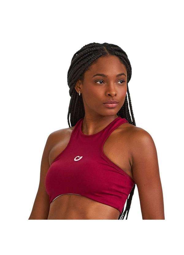 Cajubrasil - Top Cajubrasil Nk Logo Feminino Vermelho