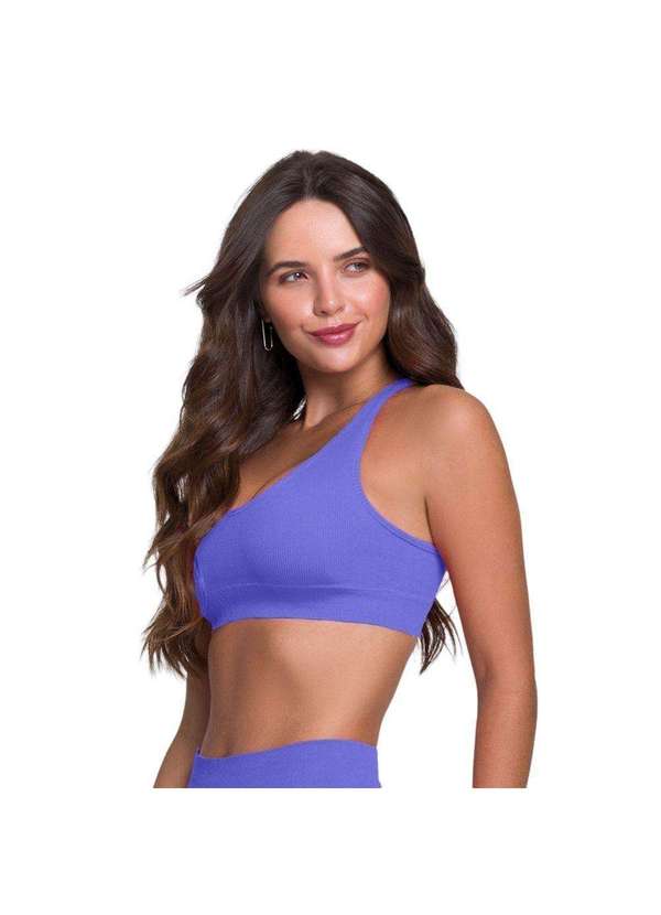 Selene - Top Canelado Selene sem Costura Feminino Roxo