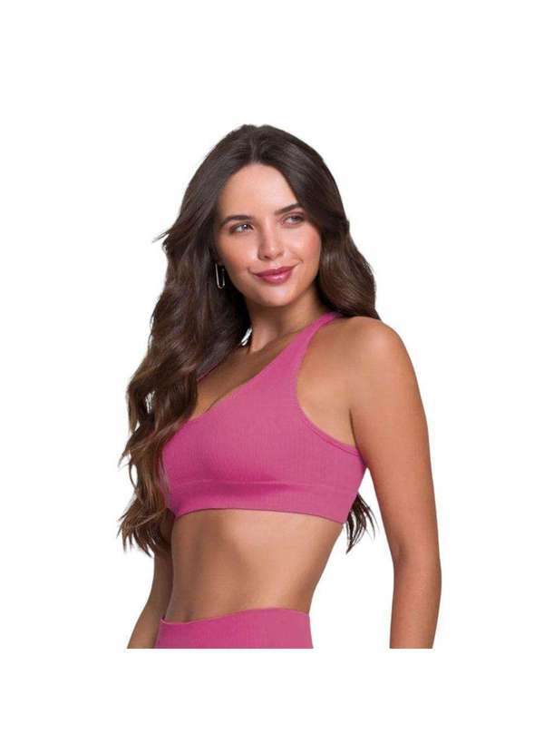 Selene - Top Canelado Selene sem Costura Feminino Rosa