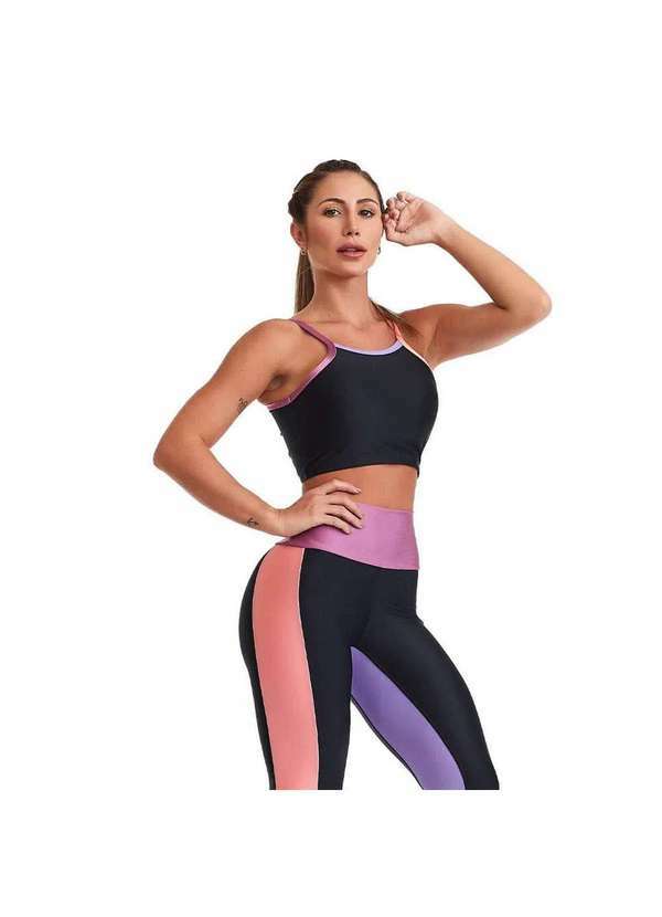 Cajubrasil - Top Cropped Cajubrasil Atletika Soul Feminino Preto