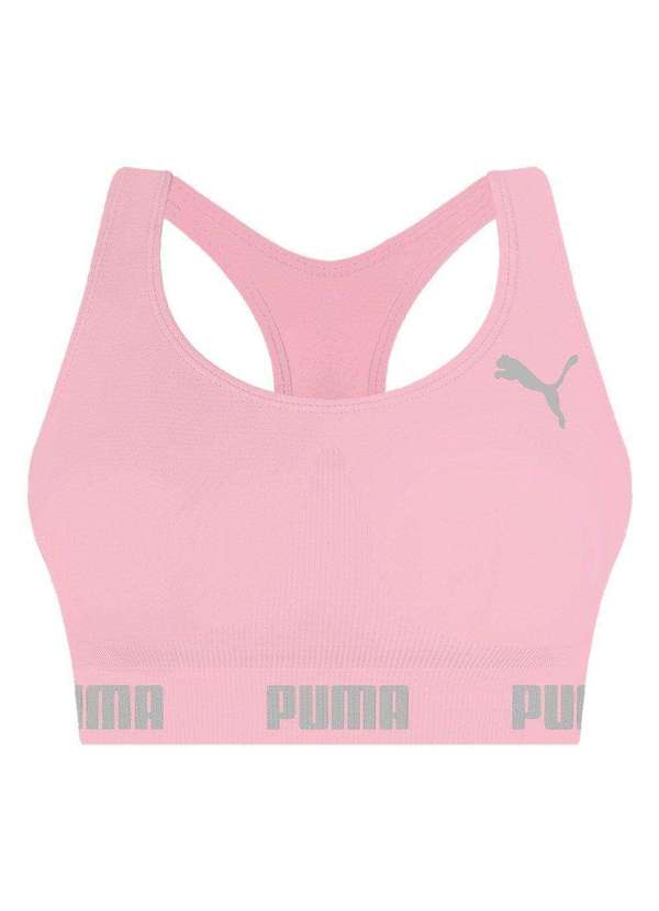 Puma - Top Nadador Puma sem Costura Feminino Rosa 2