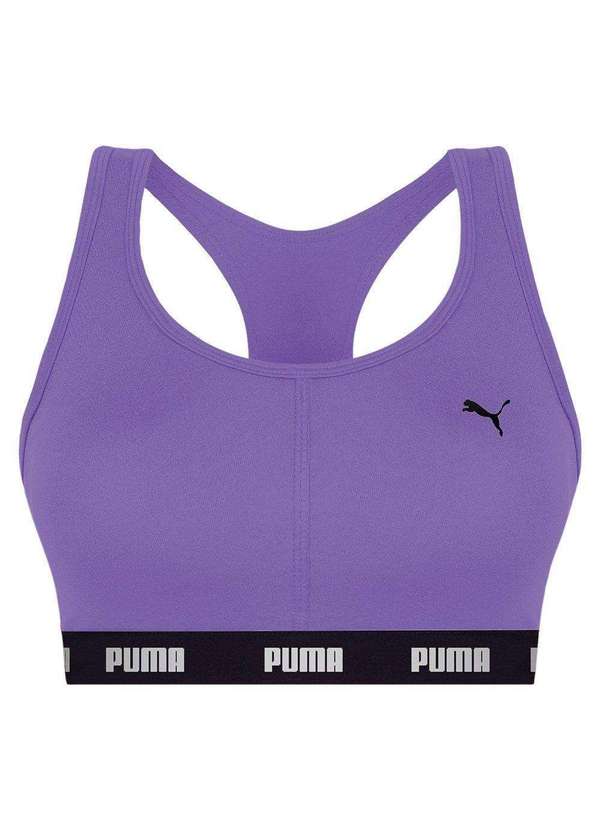Puma - Top Puma Nadador com Bojo Feminino Roxo 1