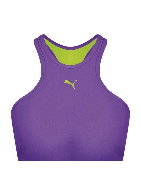 Puma - Top Puma Nadador Gym Feminino Roxo