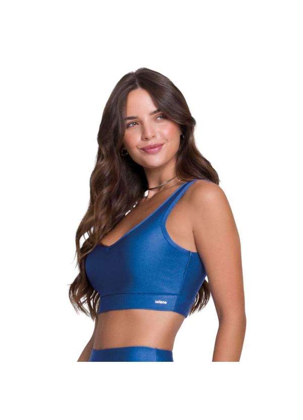 Selene - Top Selene com Bojo Feminino Azul