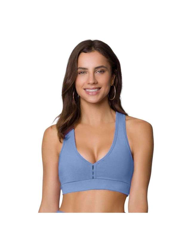 Selene - Top Selene com Bojo Feminino Azul