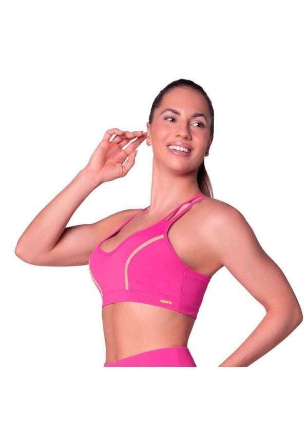 Selene - Top Selene com Bojo Removível Feminino Rosa