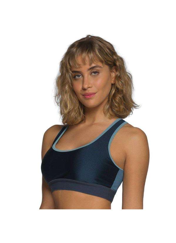 Selene - Top Selene com Recorte Feminino Azul
