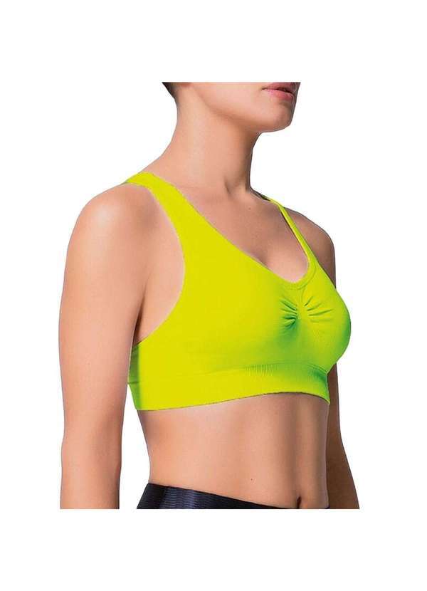 Selene - Top Selene Nadador sem Costura Feminino Verde